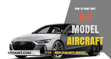 Mastering the Art of Painting a Grey A-7 Model Aircraft
