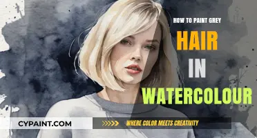 Mastering Watercolour Techniques: Painting Realistic Grey Hair Step-by-Step