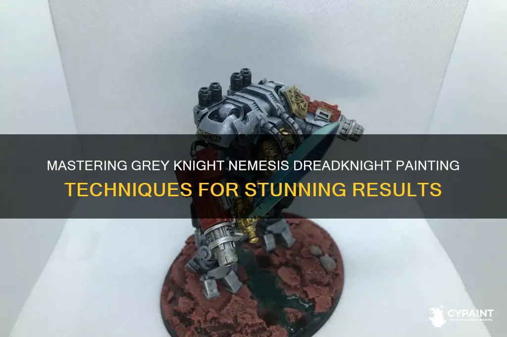how to paint grey knight nemesis dreadknight
