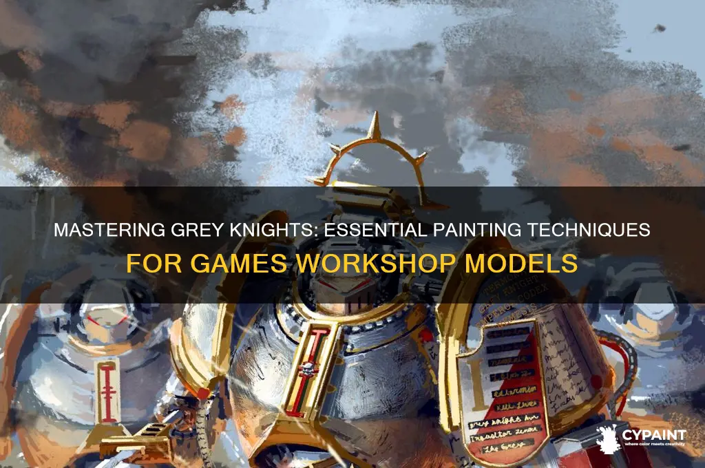 how to paint grey knights games workshop