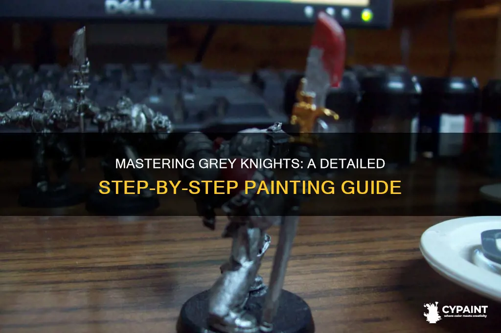 how to paint grey knights step by step