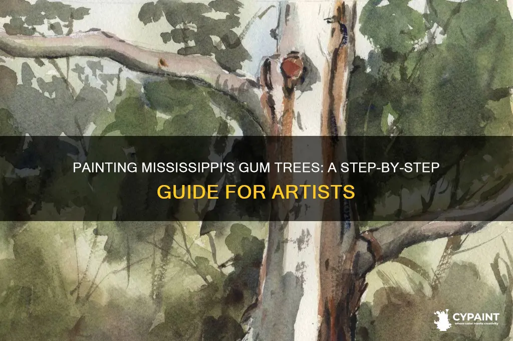 how to paint gum tree in mississippi
