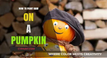 Creative Pumpkin Art: Mastering the Technique of Painting Hair on Pumpkins