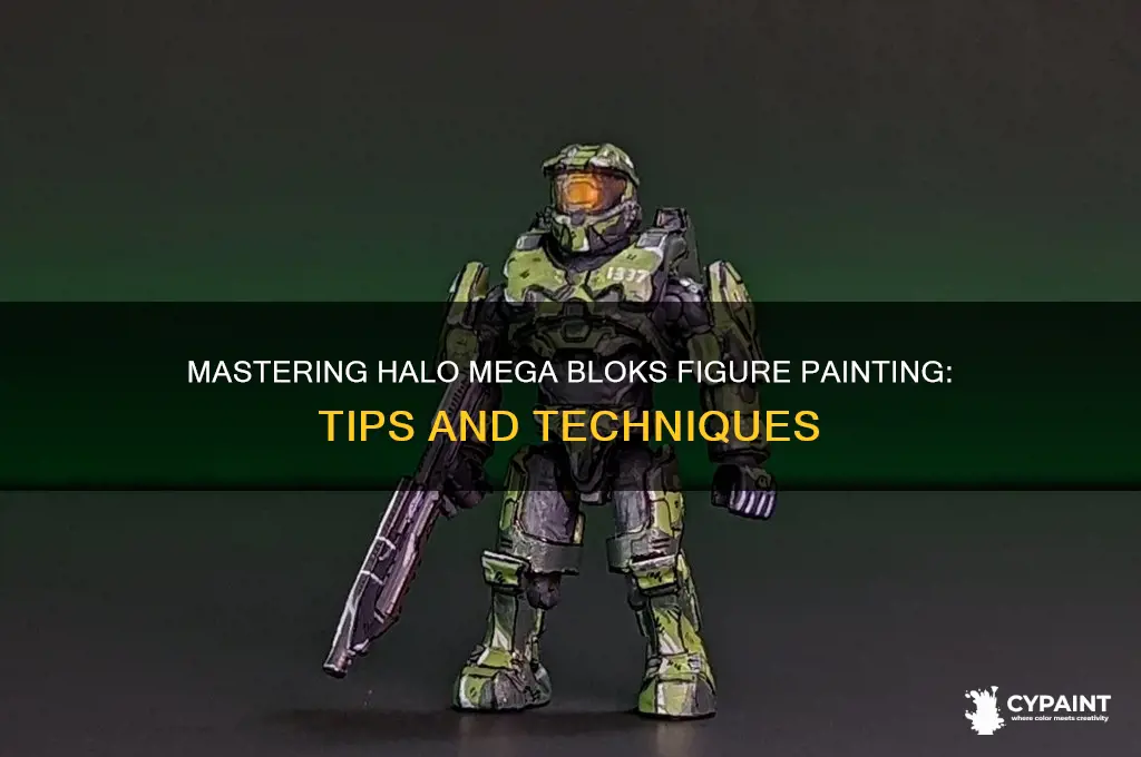how to paint halo mega bloks figures