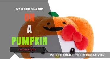 Cute & Easy: Painting Hello Kitty on a Pumpkin Step-by-Step