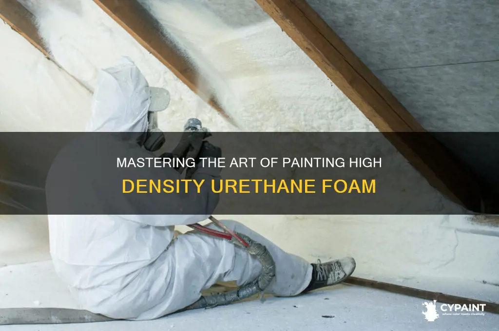 how to paint high density urethane foam