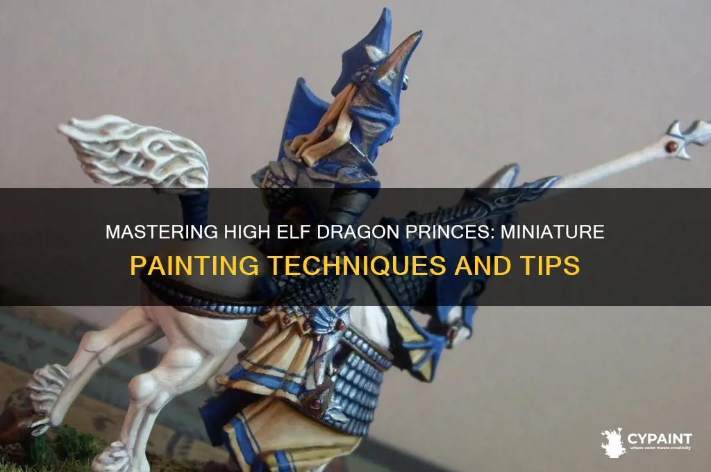 how to paint high elf dragon princes