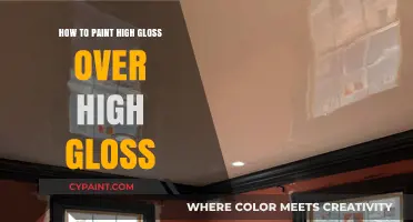 Painting Over High Gloss: Achieving a Flawless High-Gloss Finish