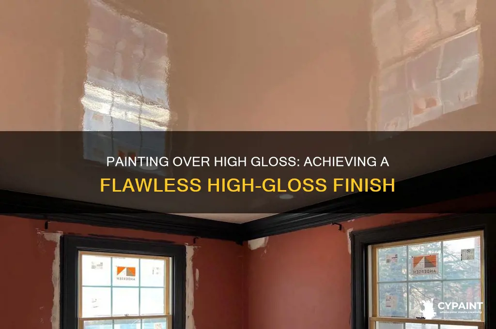 how to paint high gloss over high gloss
