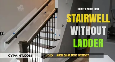 Painting High Stairwells Safely: Ladder-Free Techniques for a Flawless Finish