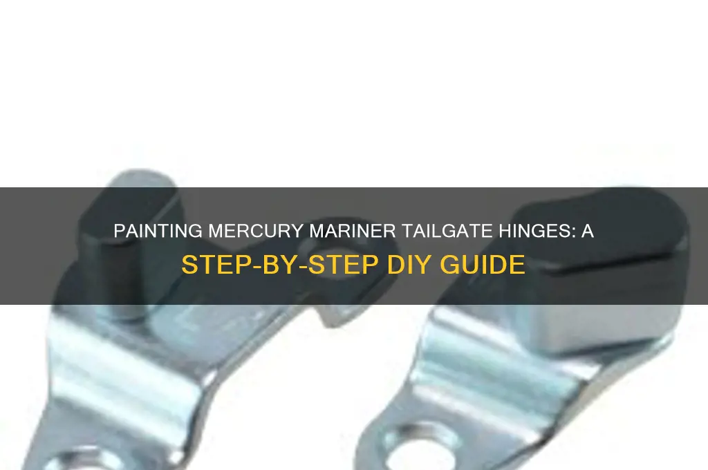 how to paint hinge on tailgate mercury mariner