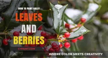 Mastering Holly Art: Painting Vibrant Leaves and Berries Step-by-Step