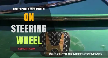 DIY Guide: Painting the Honda Emblem on Your Steering Wheel
