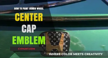 DIY Guide: Painting Your Honda Wheel Center Cap Emblem Perfectly
