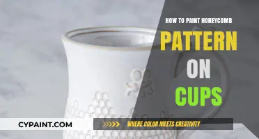 Easy DIY Honeycomb Pattern: Painting Tips for Unique Cup Designs
