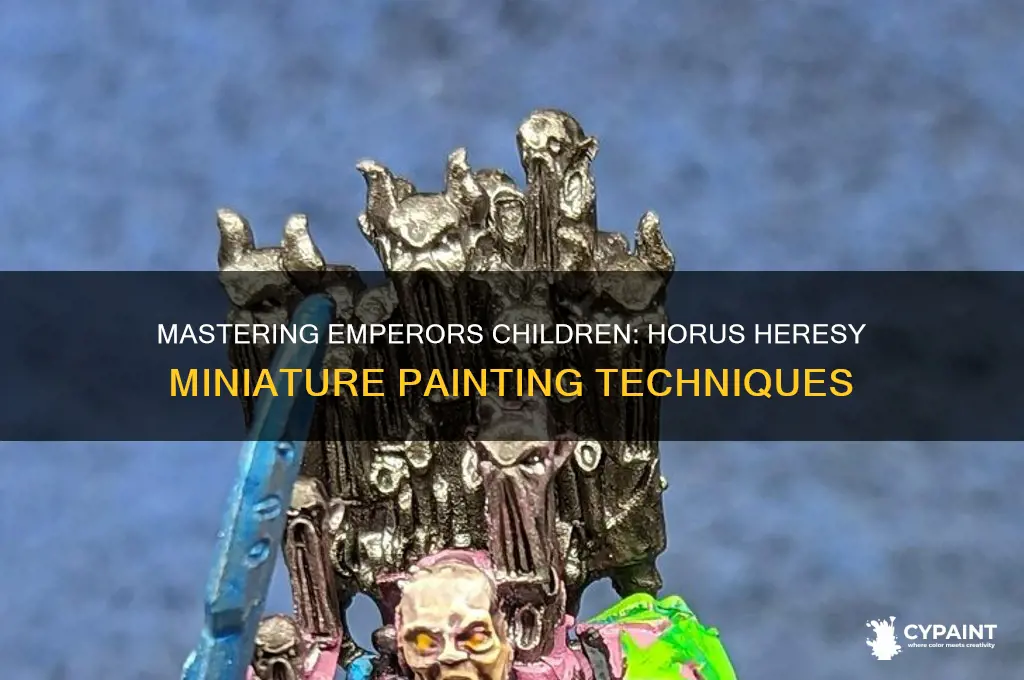 how to paint horus heresy emperors children