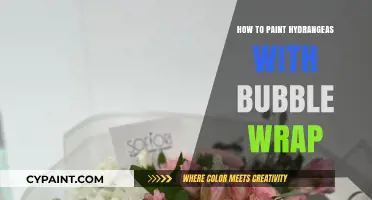 Creative Bubble Wrap Technique: Painting Hydrangeas with Texture and Ease
