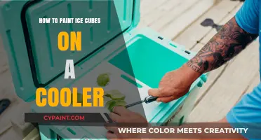 Chill Art: Mastering Ice Cube Painting on Your Cooler