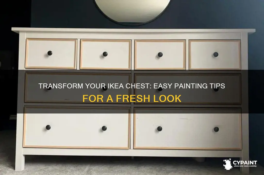 how to paint ikea chest of drawers