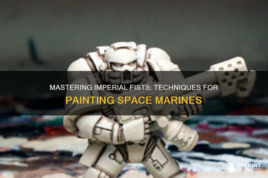how to paint imperial fists space marines