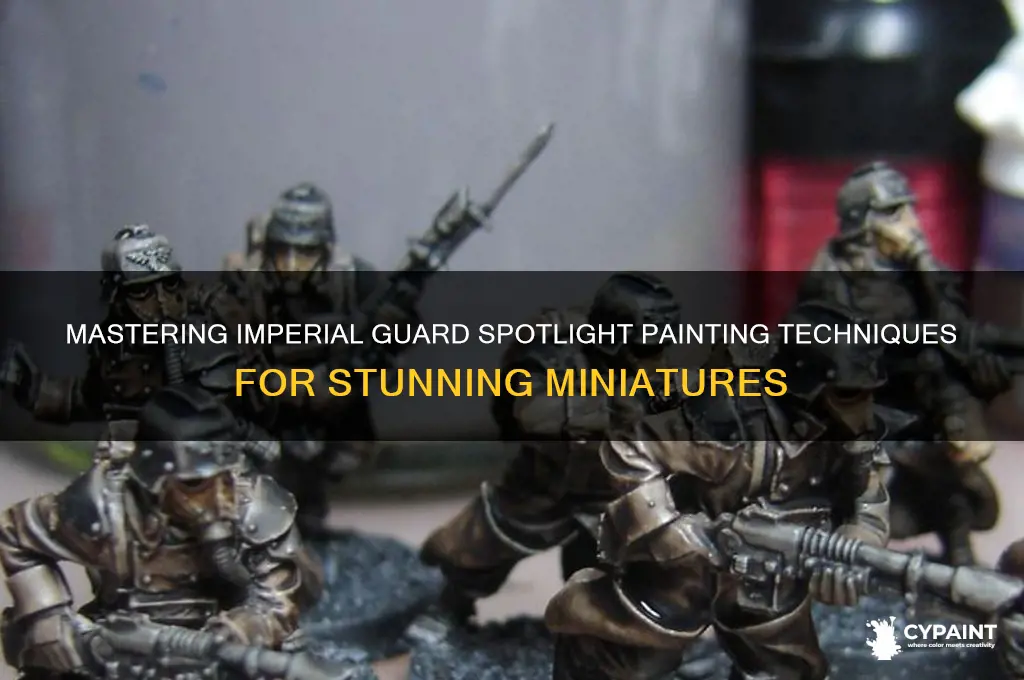 how to paint imperial guartd spot light
