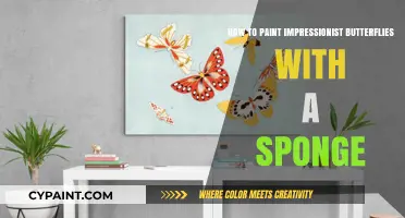 Sponge Techniques for Painting Impressionist Butterflies: A Creative Guide