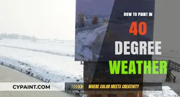 Mastering Outdoor Painting: Tips for 40-Degree Weather Conditions