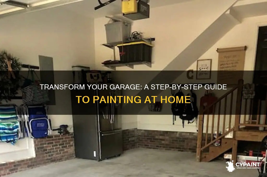 how to paint in a home garage