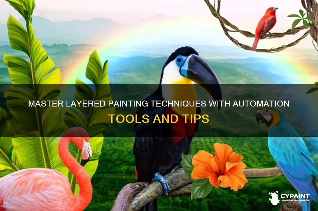 how to paint in a layer in automate