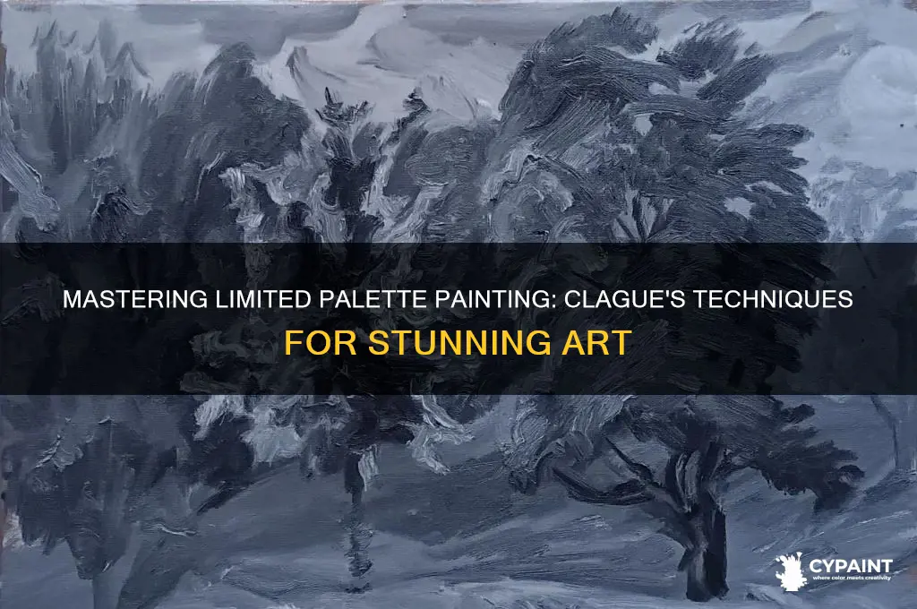 how to paint in a limited palette clague