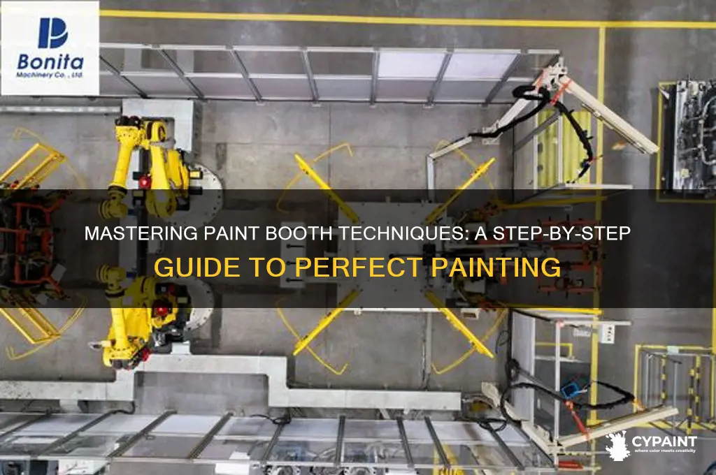 how to paint in a paint booth