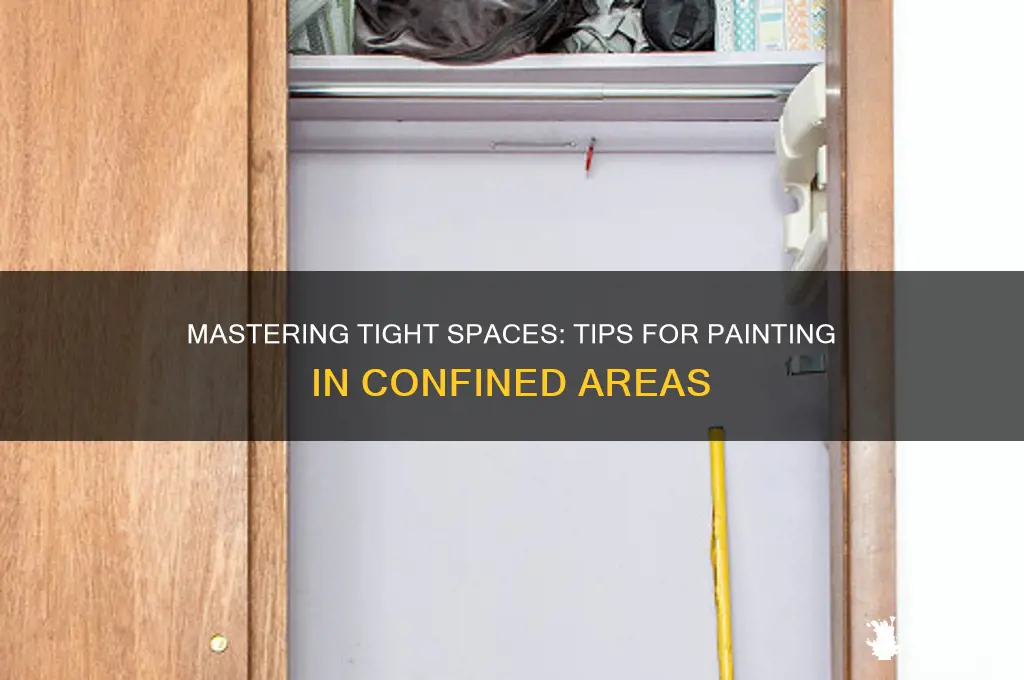 how to paint in a tight spot