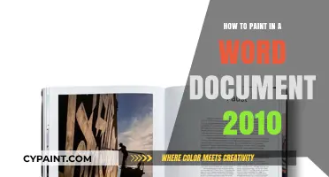 Mastering Word 2010: Creative Painting Techniques for Your Documents