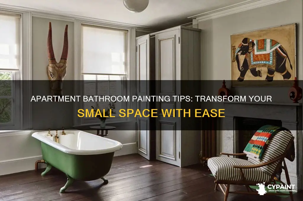 how to paint in an apartment bathroom