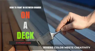 Painting Between Deck Boards: A Step-by-Step Guide
