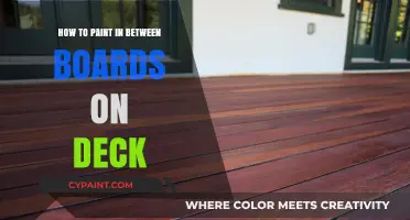 Mastering Deck Painting: Tips for Painting Between Deck Boards