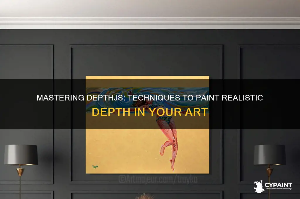 how to paint in from the depthjs