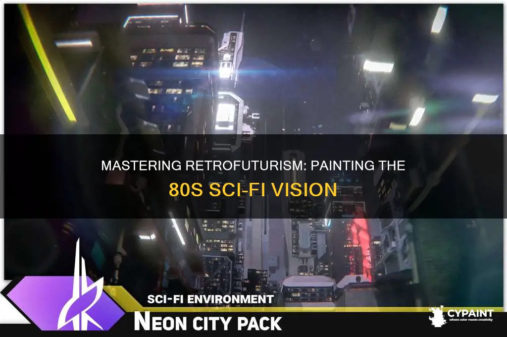 how to paint in the 80s sci fi style