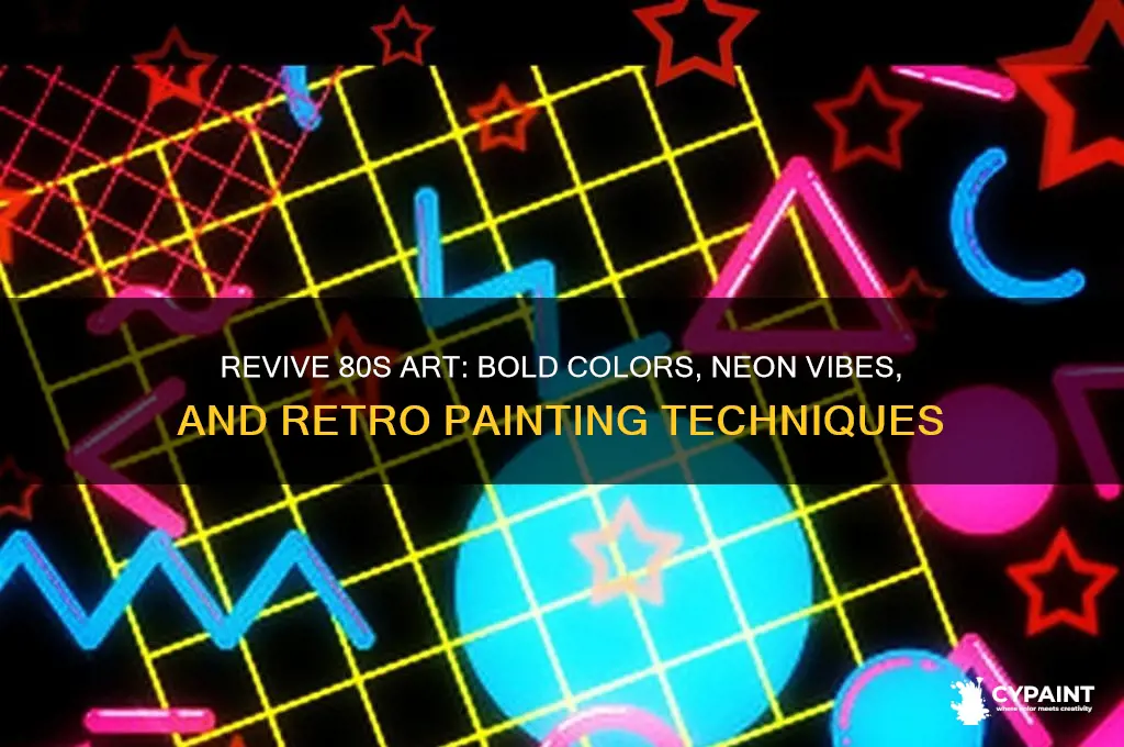 how to paint in the 80s style