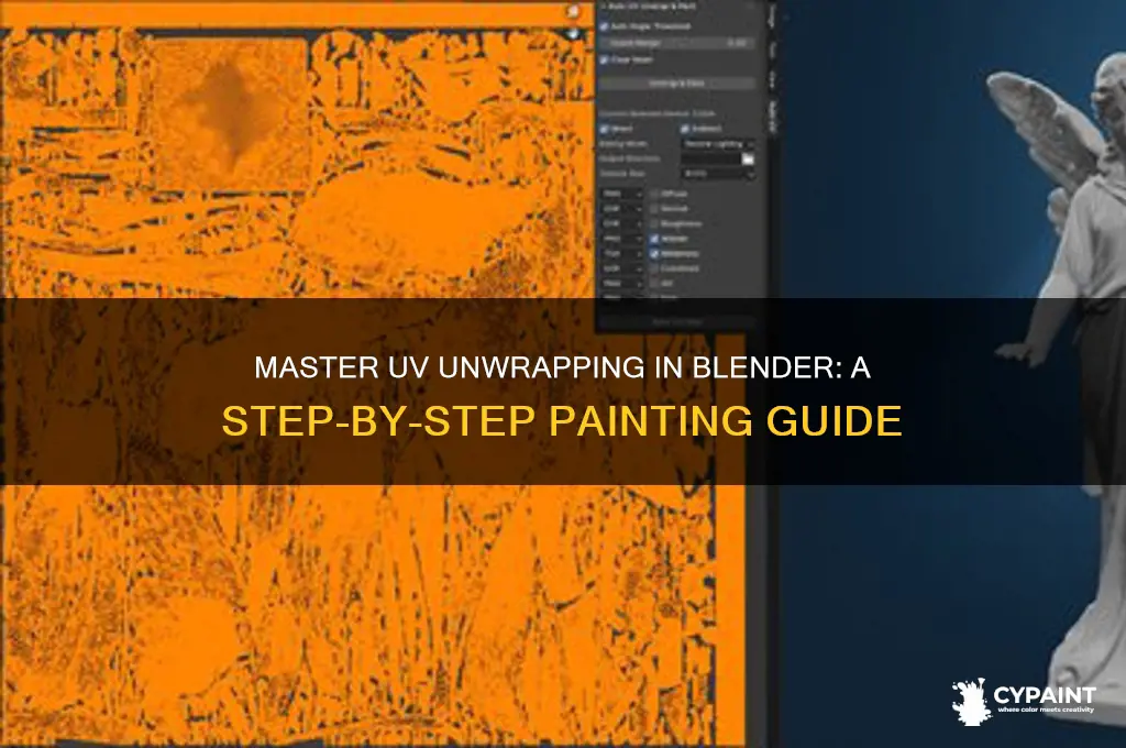 how to paint in uv unwarpping blender