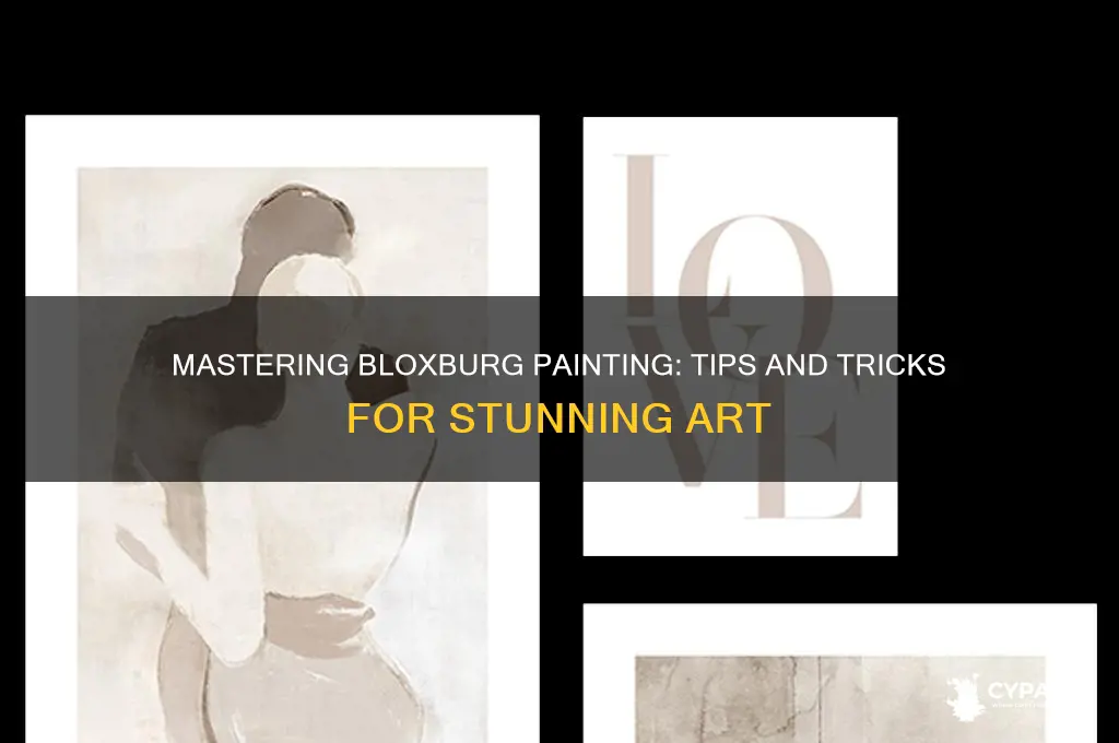 how to paint in welcome to bloxburg