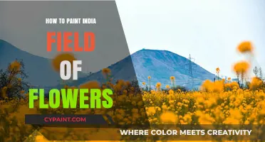 Mastering the Art of Painting India's Vibrant Field of Flowers