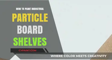 Transform Industrial Particle Board Shelves with Easy Painting Techniques