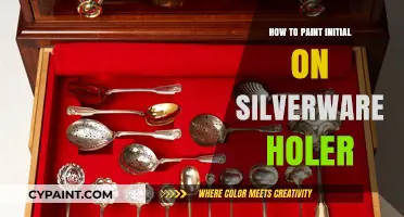 Personalize Your Table: Painting Initials on Silverware Holders