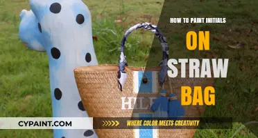 Personalize Your Straw Bag: Easy Steps to Paint Initials