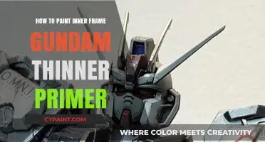 Mastering Gundam Inner Frame Painting: Thinner Primer Techniques Revealed