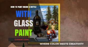 Painting Inside Bottles: Glass Paint Techniques