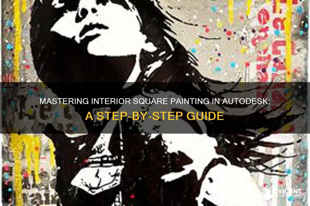 how to paint inside a square in autodesc