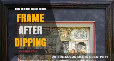 Mastering Interior Box Frame Painting Post-Dipping: Tips and Techniques