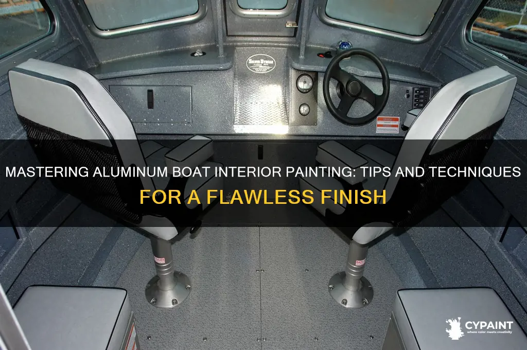 how to paint inside of aluminum boat